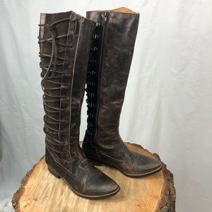 Free People Alistair Lace-Up Riding Boots